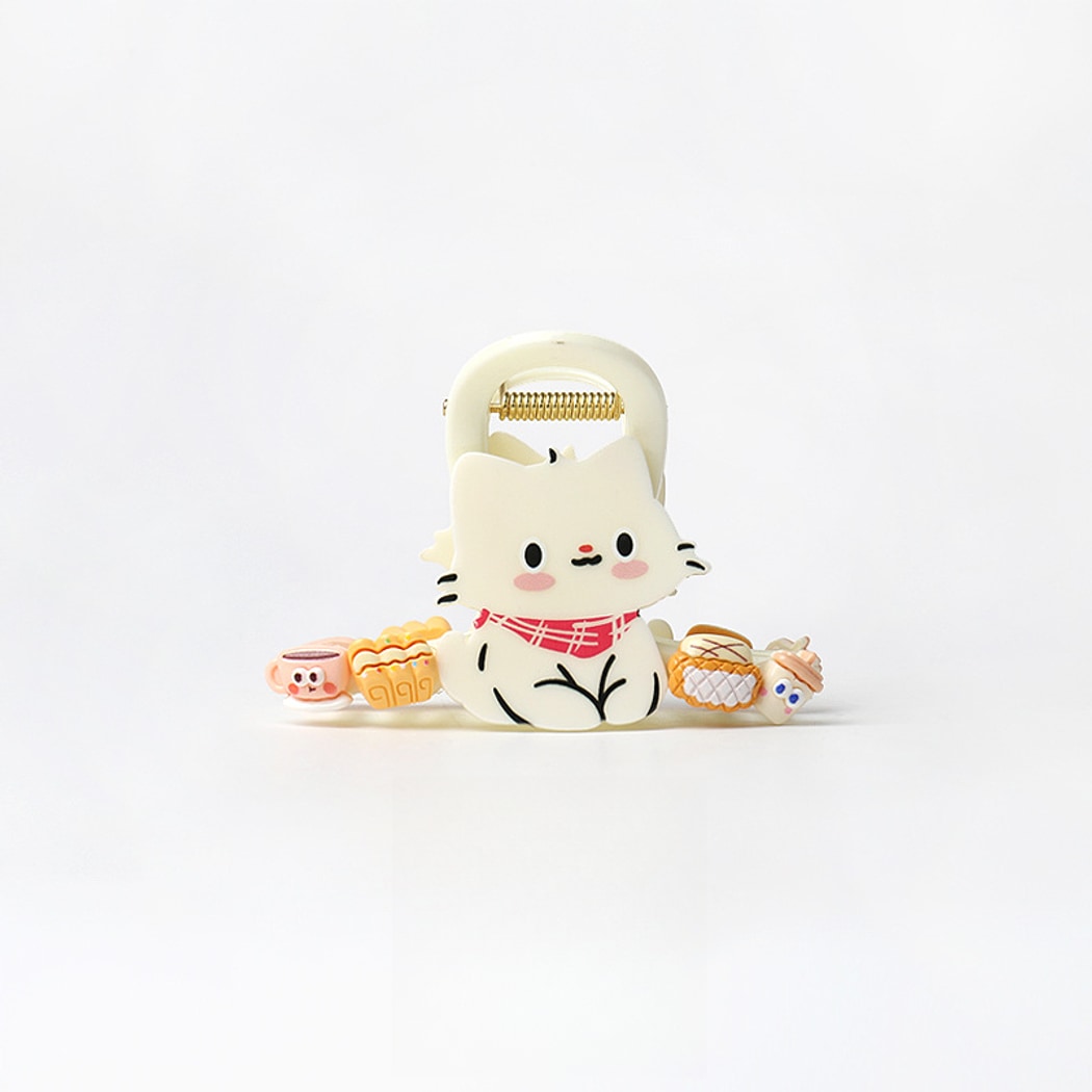 Beau - Cartoon Cat and Dog Plastic Hair Claw Clip