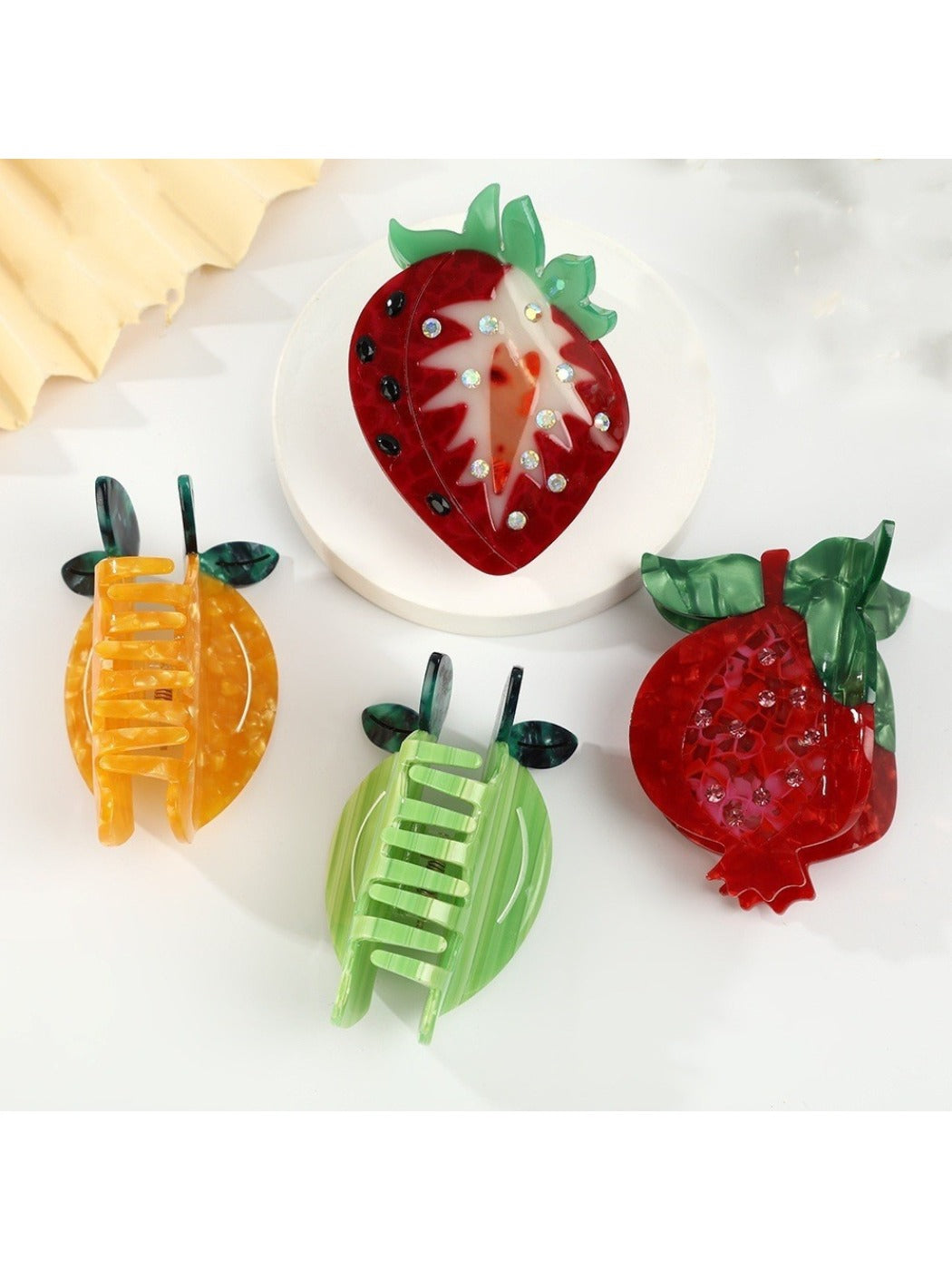 Beau - Fruit Acetate Hair Clip