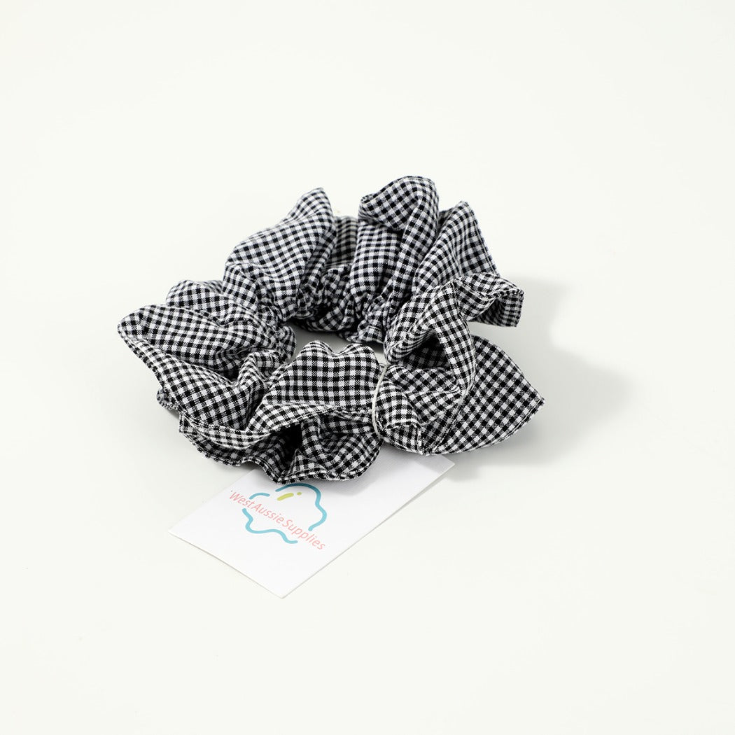 Gifty - Vintage Plaid Double Layer Scrunchie