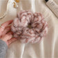 Gifty - Leopard Fluffy Hair Scrunchies Hair Ties