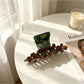 Beau - Alloy and Plastic Flower Design Claw Clip