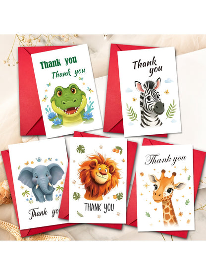 Carduria - Sweet Animal Pattern Greeting Card
