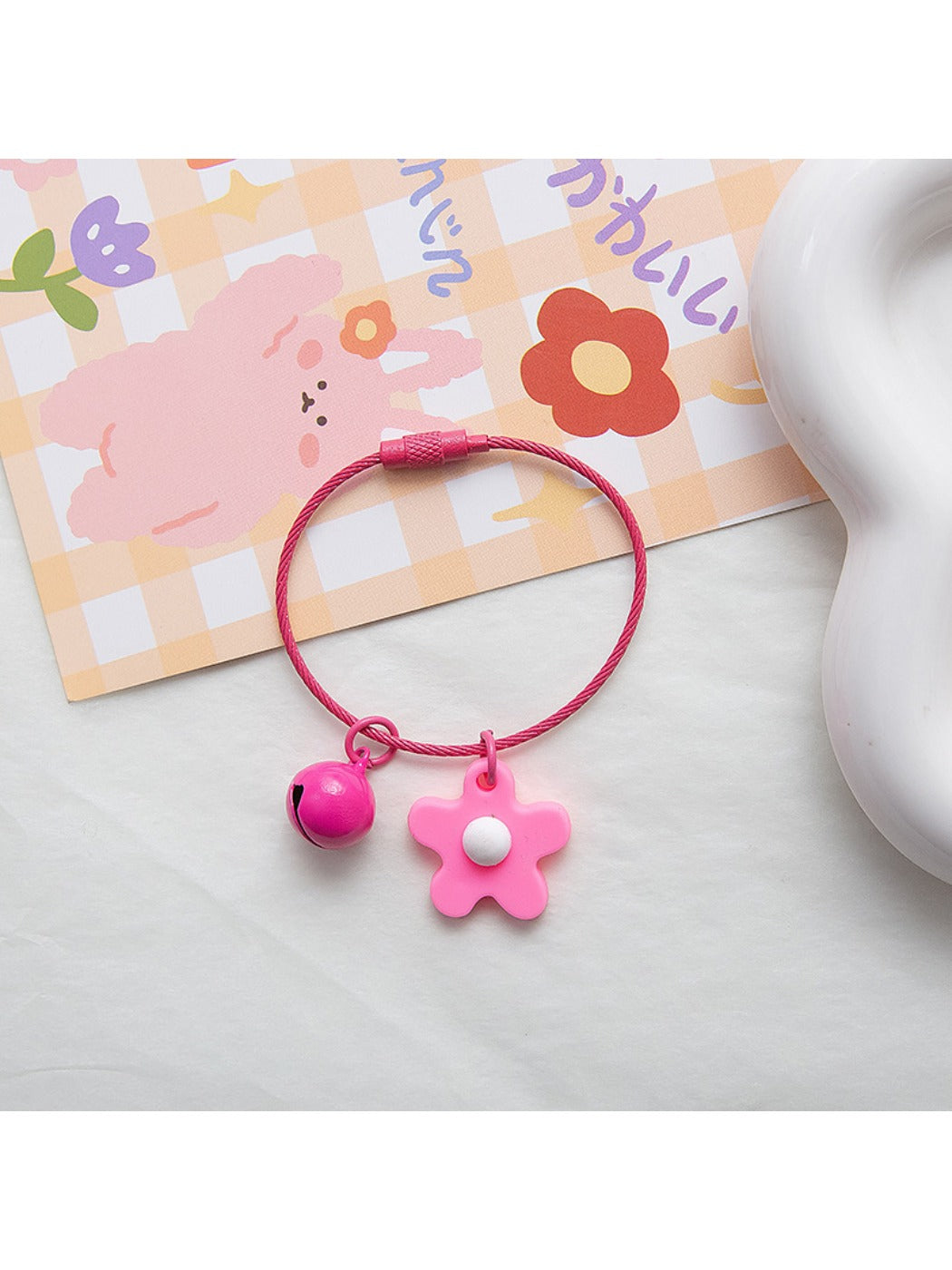 Keypus - Candy-Colored Flower Bell Keychain