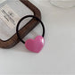 Gifty - Colorful Acetate Heart Shaped Hair Ties