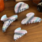 Beau - Fashionable Striped Hair Claw Clip