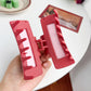Beau - Sweet Christmas Theme Rectangular Claw Clip