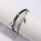 Lovra - Bohemian Leaf Pendant Beaded Bracelet
