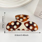 Beau - Butterfly Polka Dot Print Claw Clip