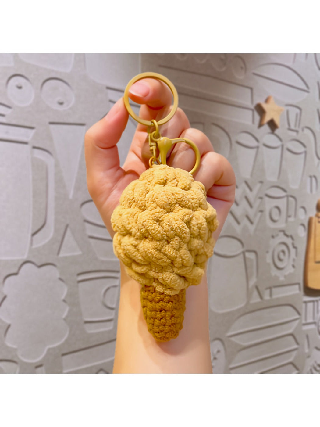 Keypus - Ice Cream Keychain Cute Bag Charm