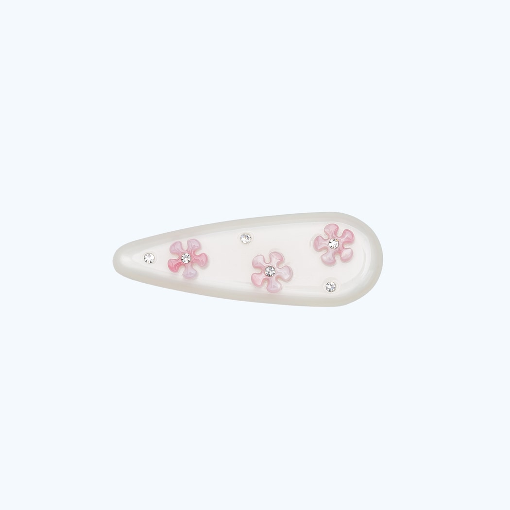 Beau - Sweet Floral Teardrop Hair Clip