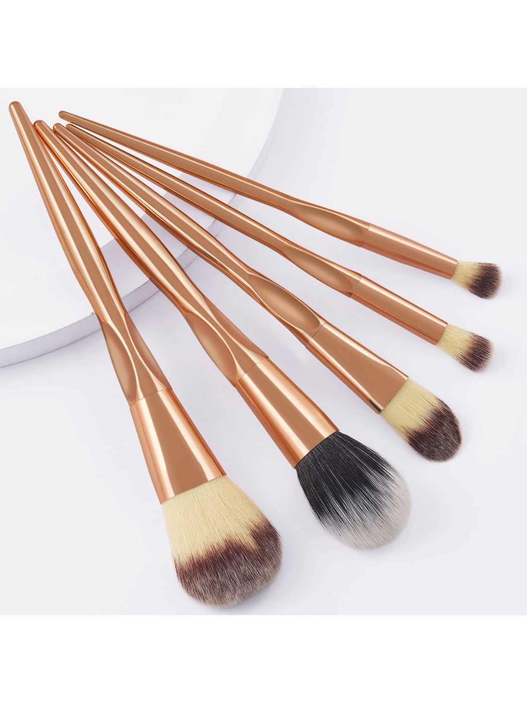 Smoosh - 5-Piece Rose Gold Makeup Brush Set