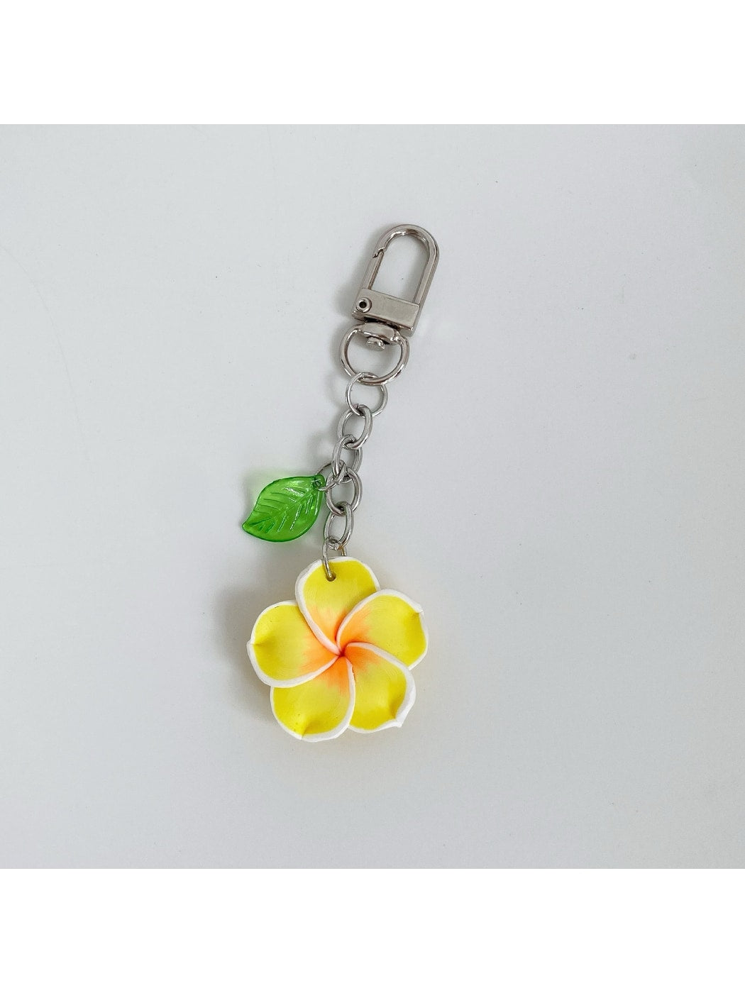 Keypus - Alloy Plastic Flower Pendant Bag Charm Keychain