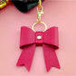 Keypus - Modern Simple Bow Shape Bag Charm Keychain