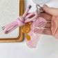 Keypus - Bow Animal Print Comb Keychain