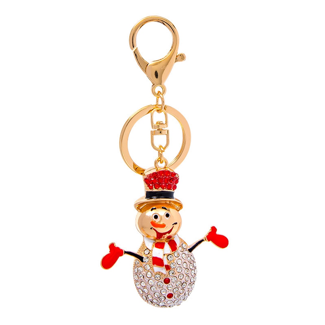 Keypus - Funny Snowman Christmas Theme Keychain