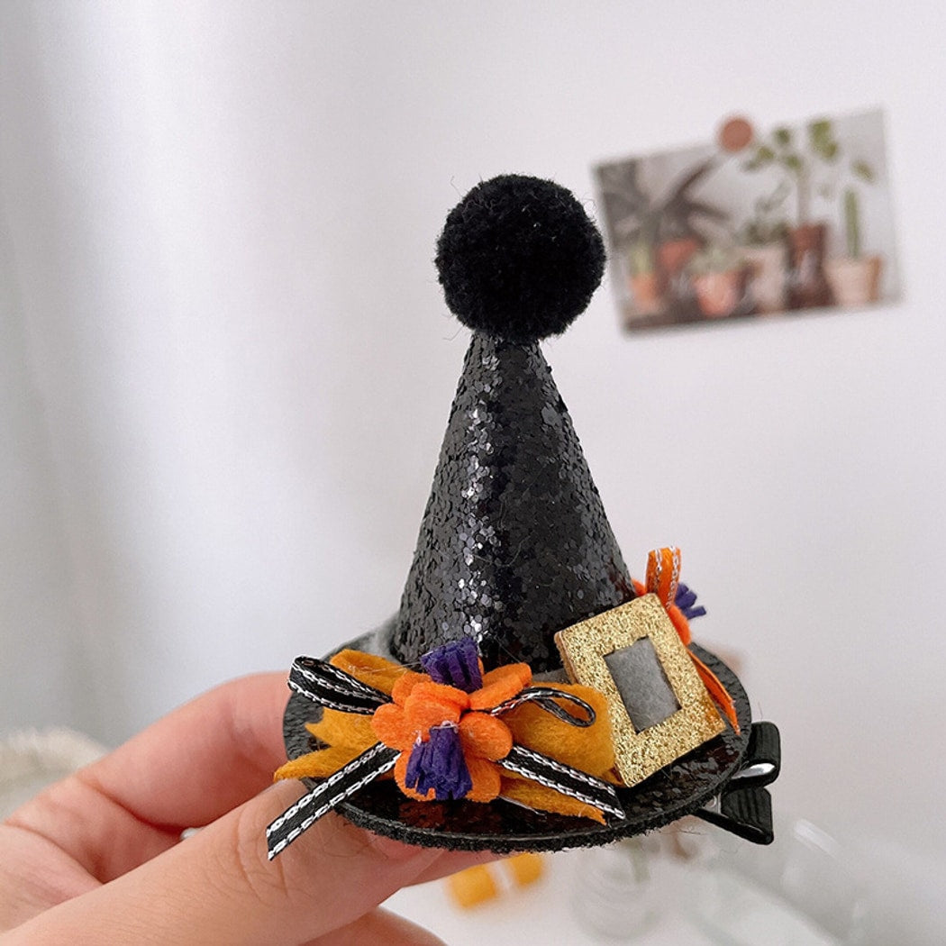 Gifty - Dark Style Halloween Bat Bow Hat Hair Clip