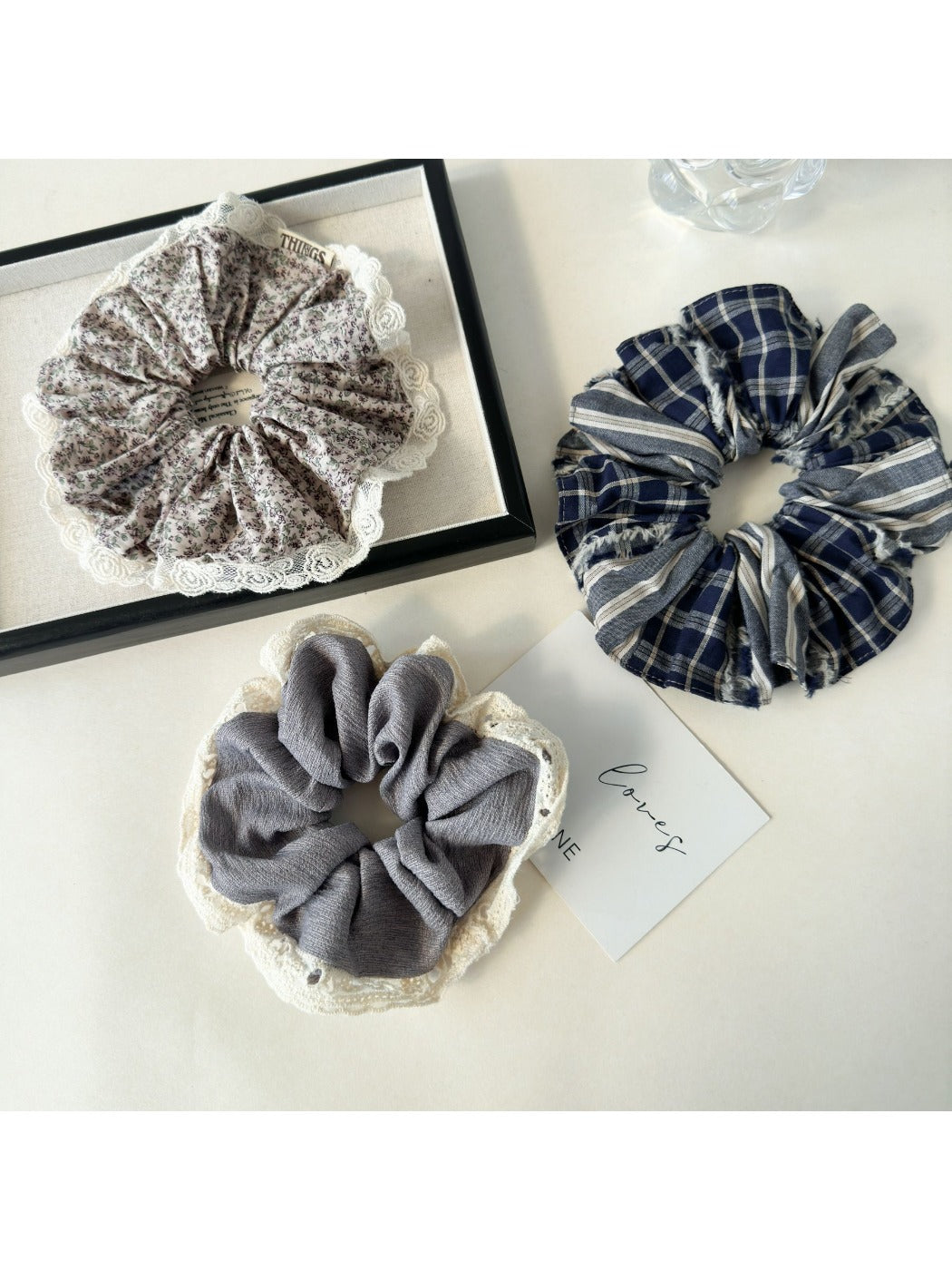 Gifty - Lace Floral Hair Scrunchie