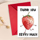Carduria - Fruit Pattern Thank You Greeting Card