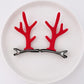Beau - Christmas Deer Antler Glitter Bow Hair Clip