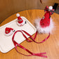Beau - Cute Christmas Hat Style Plush Hair Clip
