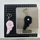 Keypus - Retro Polka Dot Wing Bag Charm Keychain