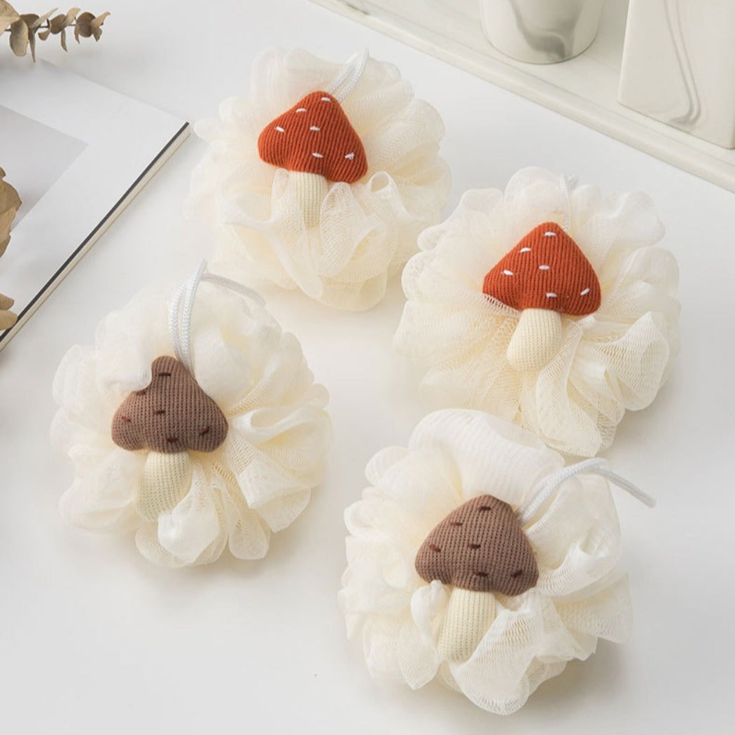 PAPO – Mushroom Mesh Bath Pouf
