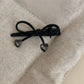 Beau - Bow Heart-Drop Hair Clip