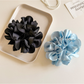 Gifty - Satin Flower Detail Polyester Scrunchie