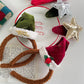 Gifty - Christmas Bow Plush Trim Hair Accessories