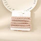 Gifty - Solid Color Crinkle Hair Tie Set