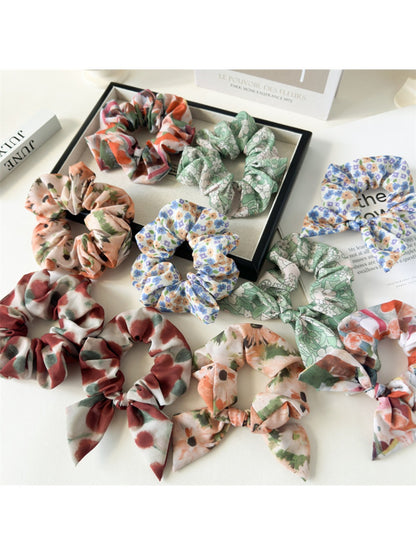 Gifty - Tie Dye Chiffon Scrunchie Hair Ring