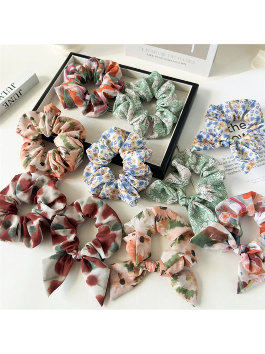 Gifty - Tie Dye Chiffon Scrunchie Hair Ring