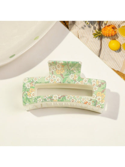 Beau - Floral Anti-slip Shark Hair Clip