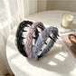 Gifty - Women's Braided Embellished Wide Headband