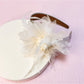 Gifty - Feather And Floral Embellished Headband