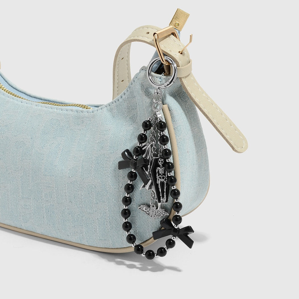 Keypus - Halloween Bat and Coffin Charm Keychain