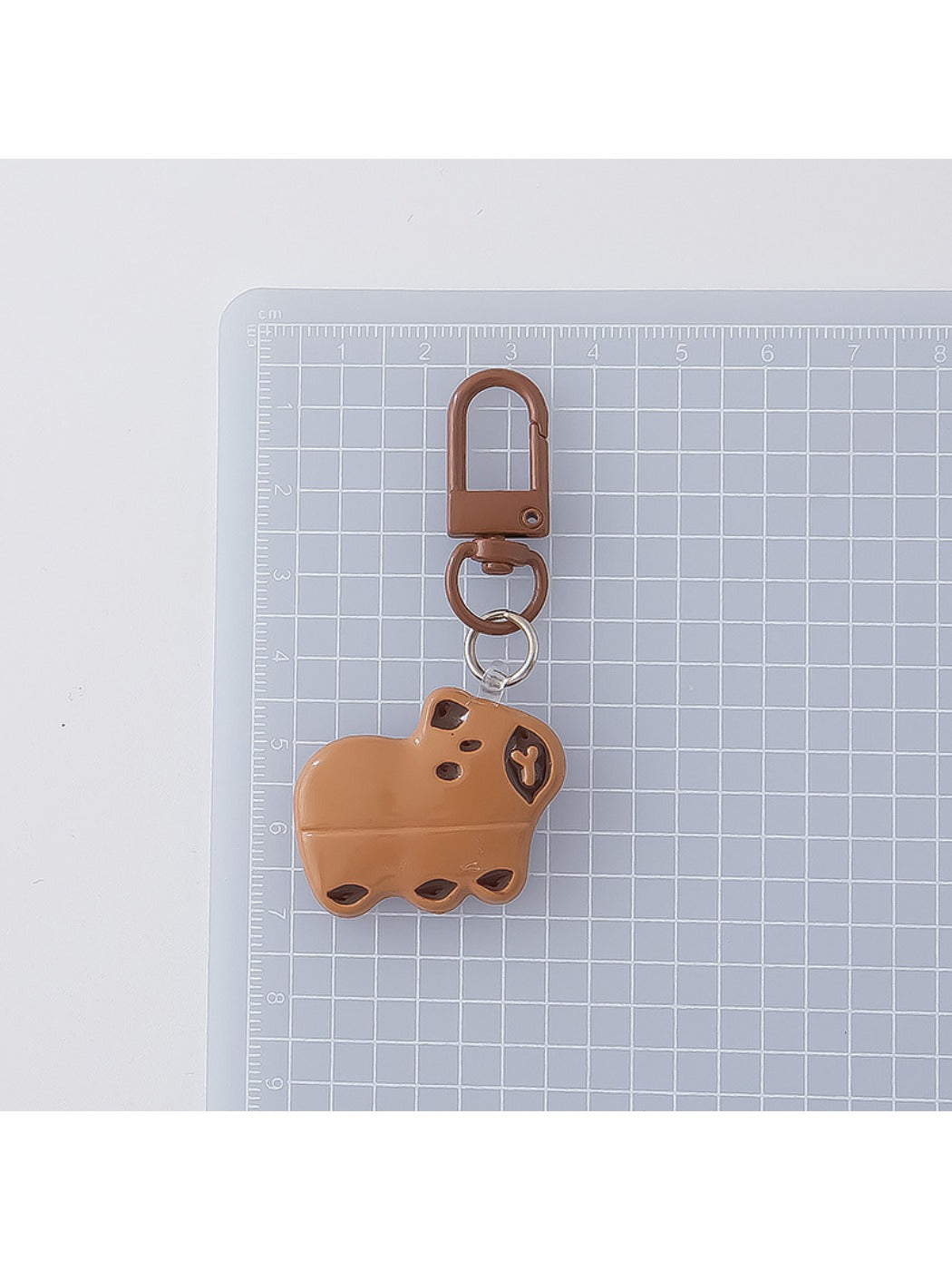 Keypus - Cute Cartoon Capybara Shaped Keychain