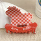 Beau - Polka Dot Stool Shaped Claw Clip