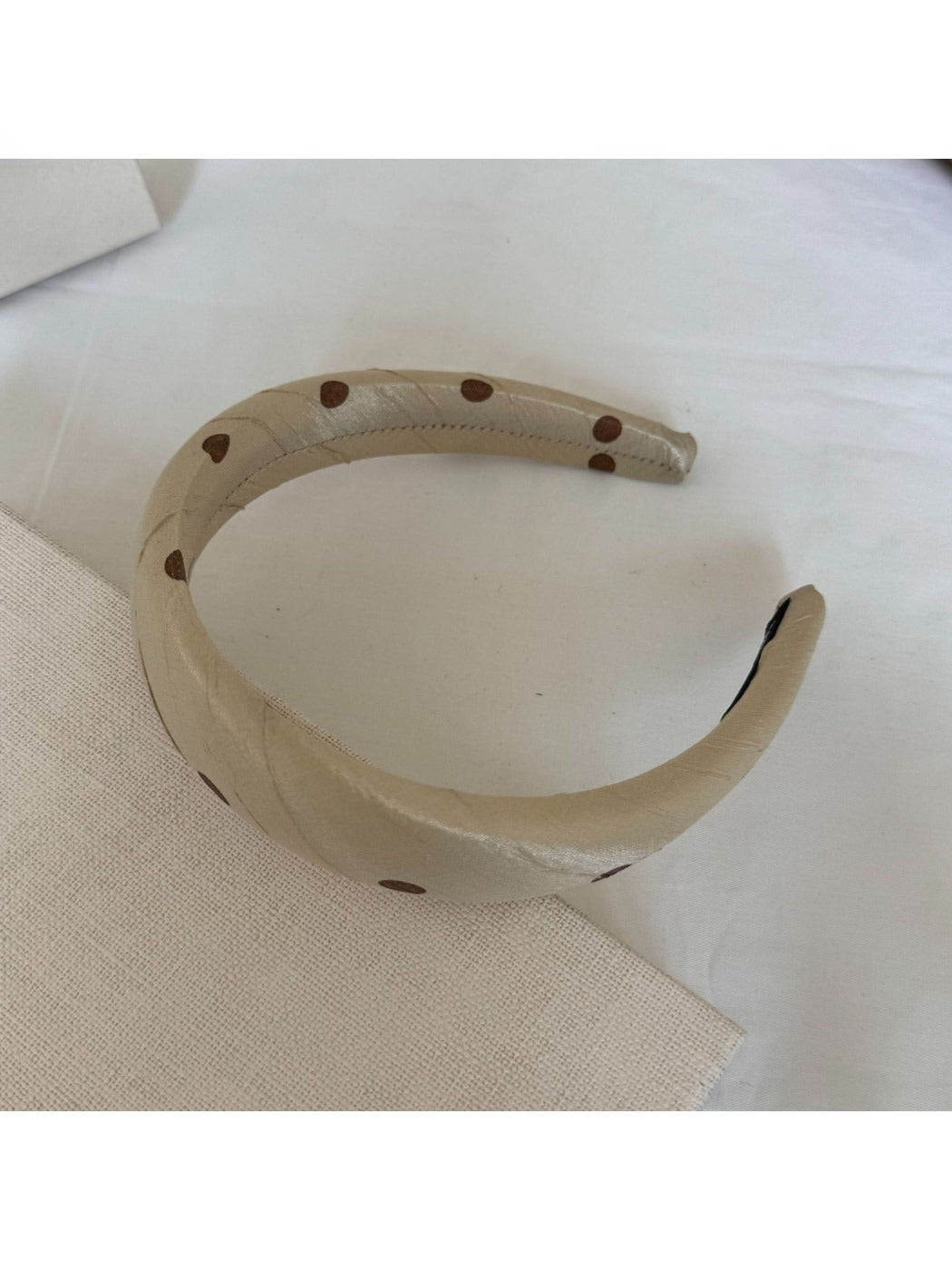 Gifty - Geometric Polka Dot Satin Finish Padded Headband