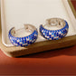 Earedge - Vintage Round Pave Rhinestone Earrings