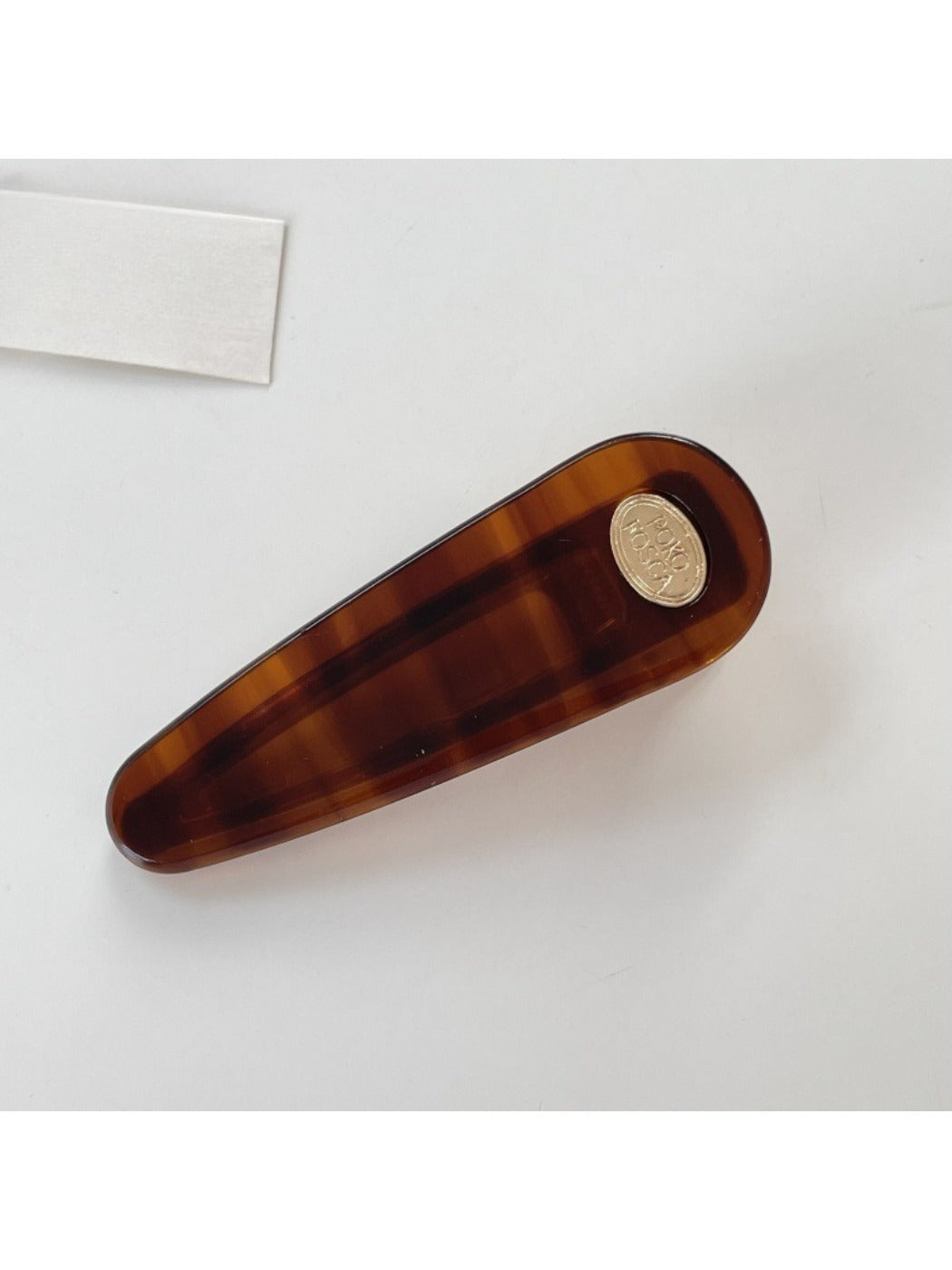 Beau - Water Droplet Type Acetate Hair Clip