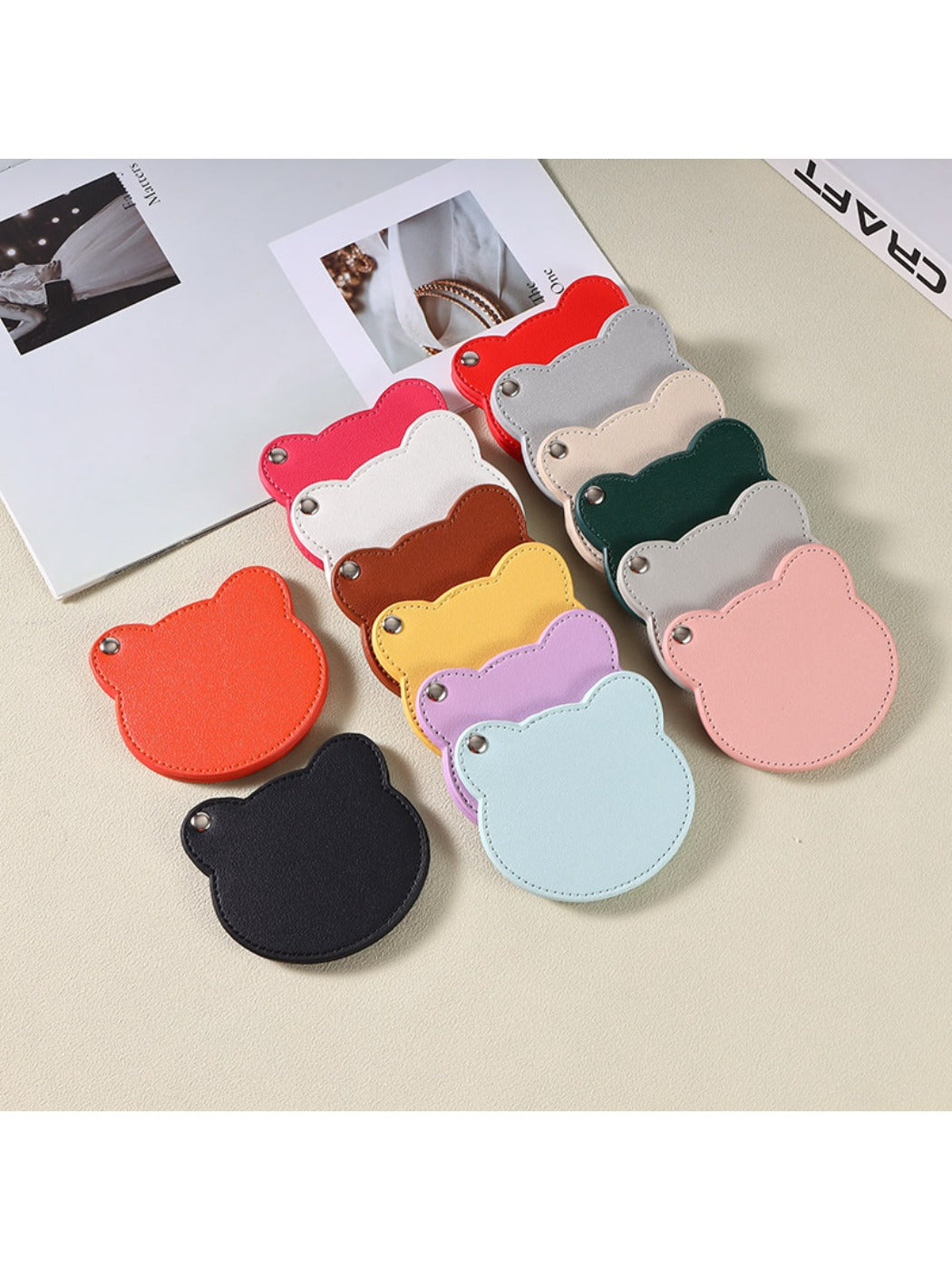 Mirroray - Portable Folding Bear Cosmetic Mirror Cute