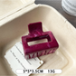 Beau - Marbled Flower Accent Large Plastic Claw Clip
