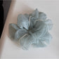 Gifty - Ruffled Polka Dot Sheer Look Scrunchie