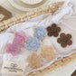 Beau - Sweet Flower Heart Design Duckbill Hair Clip
