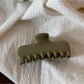 Beau - Glossy Sculpted Plastic Hair Styling Claw Clip