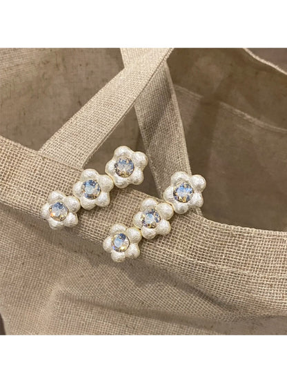 Beau - Alloy Floral Decorative Side Hair Clip