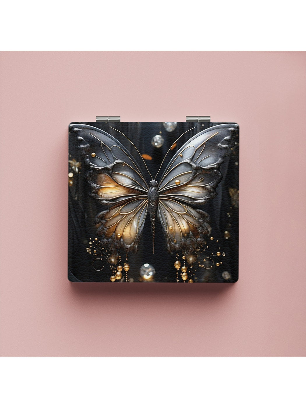 Mirroray - Square Double-Sided Printed Folding Mirror