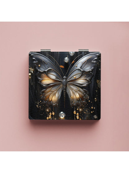 Mirroray - Square Double-Sided Printed Folding Mirror