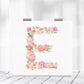 Mirroray - Elegant Floral Letter Print Compact Mirror